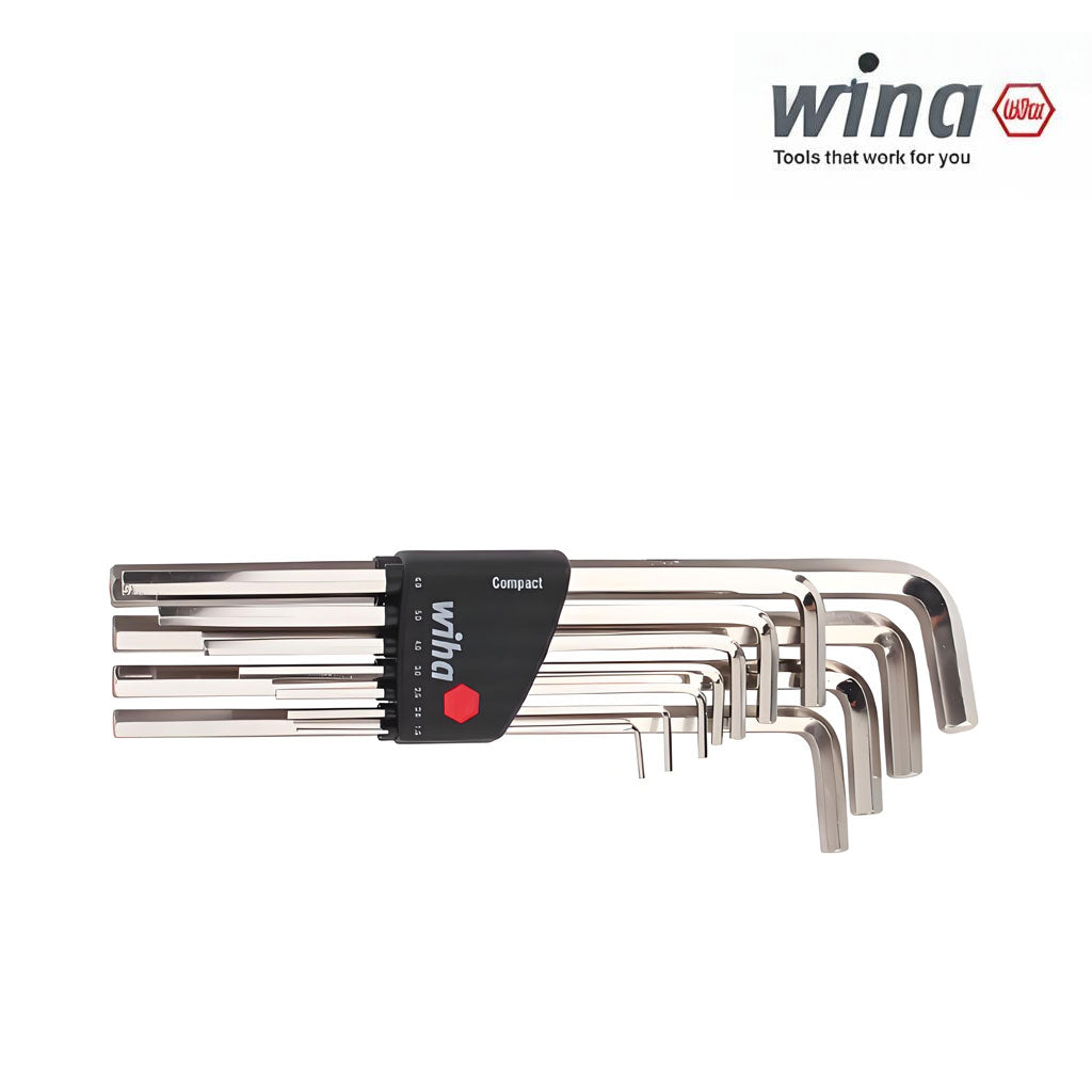 German wiha hexagonal wrench set imported 369H7 chrome ball head extended 7-piece set
