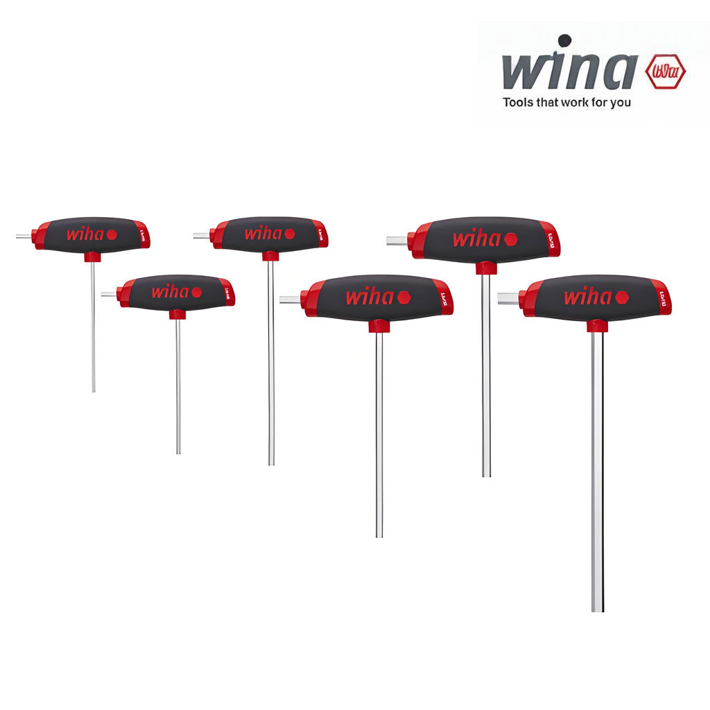 German wiha Weihan T-type hexagonal wrench ball head extended with handle 540DS imported single hexagonal double head 6-piece set
